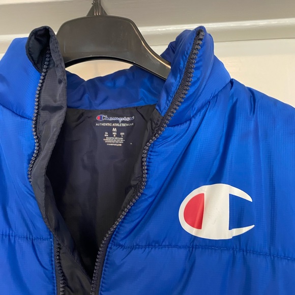 Champion Stadium Gear Colorblock Puffer Jacket Men's Size Medium NWT - Picture 2 of 3